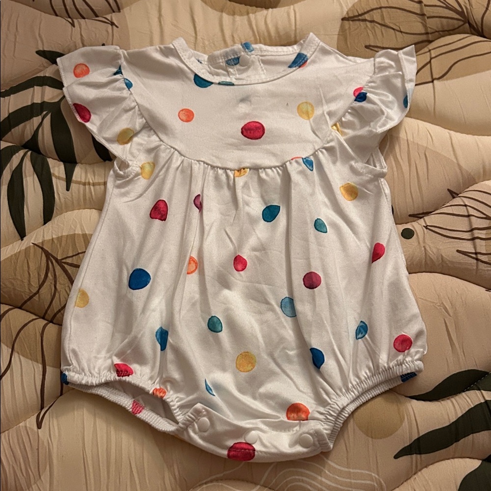 Colorful Polka Dot Kids Bodysuit